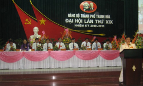 Đại hội đại biểu Đảng bộ thành phố Thanh Hóa lần thứ XIX